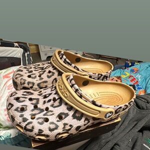 Leopard Print Womens Crocs